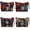 BLACK, variant on 4 Pack Vintage Makeup Bag with Zipper Pouch,Travel Cosmetic Canvas Purse Organizer ,Great Gifts for Women Friends Sister