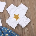 thumbnail image 5 of Infant Baby Girls My First 4th of July Outfits White Top+Dot Skirt Leg Warmers 4Pcs Baby Independence Day Clothes Sets, 5 of 8