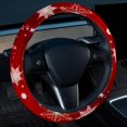thumbnail image 2 of Snowflake 14.5 Inch Printing PVC Leather Car Wheel Cover, Steering Wheel Cover, Auto Accessories, 2 of 6