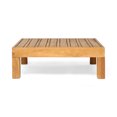 thumbnail image 6 of GDF Studio Keith Outdoor Acacia Wood 8-SeaterSectional Sofa Set with Coffee Table, Brown, 6 of 9