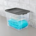 thumbnail image 5 of Sterilite 108 Qt Clear Stacker Storage Container w/ Latching Lid, 16 Pack, 5 of 8