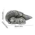thumbnail image 3 of Mnhhatv Garden Statue Dogs Solar Powered Outdoor Decoration - Unique Pet Memorial Yard Art for Lawn and Garden, Thoughtful Gift for Pet Lovers, Sustainable Solar Powered Sculpture, 3 of 6