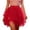 Skirt 184# Red, variant on Carnival Sequin Mesh Midi Skirts for Women Elastic Wiast Tiered Partywear Evening Glitter Gold Tutu Tulle Flared A Line Dance Skirt