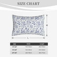 thumbnail image 4 of Lsque Floral Butterfly Pattern Pillow Case – Soft & Cozy Throw Pillow Cover, Hypoallergenic Cushion Case for Sleeping Women with Envelope Closure-14"x20", 4 of 6
