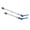 Blue, variant on Nieyigj 1 Pair Bicycle Hub Quick Release Poles Bike Front Rear Titanium Alloy Axle Skewer Lever Red[cite: 1]