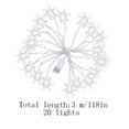 thumbnail image 3 of Christmas DecorParty Light-up DecorationChristmas Snowflake String Lights Decorations Winter Fairyland Decor Christmas Snowflake String LightsParty headband, 3 of 7