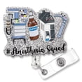 thumbnail image 1 of Portatarjetas ZBBFSCSB Anesthesia Squad con purpurina retráctil, 1 of 6