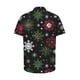 thumbnail image 5 of Blusa y camisa de manga corta con cuello vuelto para hombre Camisa de manga corta con estampado navideño para hombre Tops casuales con cuello vuelto Camisa Blusa Tops para hombre, 5 of 5