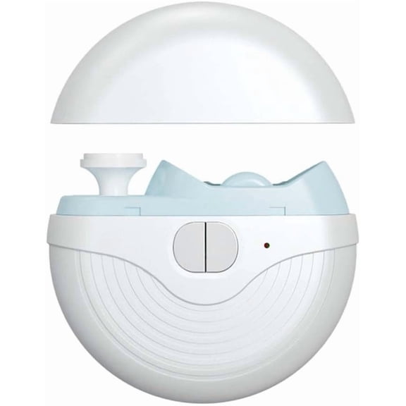 Electric Nail Clipper & Polisher, 2-in-1 Automatic Nail Trimmer, 3 Speeds Power Automatic Nails Trimmer, Rechargeable Toenail Clippers for Thick Toenails, White