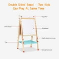 thumbnail image 4 of Ealing Art Easel for Kids Aged 3-8,Double-Sided Height Adjustable Magnetic Whiteboard & Chalkboard,All-in-One Toddler Easel with Paper Roll& Numbers and Other Accessories (Bear), 4 of 6