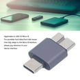 thumbnail image 4 of Micro B To USB C Adapter, USB Type C Male Convert Connector 10Gbps Transfer Rate Fast Charging Portable  for Laptops, 4 of 7