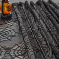 thumbnail image 5 of 2024 Halloween Decorations,Halloween Tablecloth,Rectangular Black Spider Web Disposable Table Cover, Waterproof Spillproof Table Cloth for Halloween Decoration Halloween Dinner Halloween Party, 5 of 6