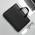 thumbnail image 3 of Bolso para portátil de 14 pulgadas para mujer, negro, bolso ultrafino para portátil, bolso para portátil, bolso de trabajo para viajes, bolso para portátil para mujer, funda para portátil, 3 of 5