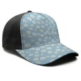 thumbnail image 3 of Design Pattern Baseball Cap – Stylish Spliced Design Adjustable Trucker Hat with Full Print Front & Brim, Breathable Cotton Blend Snapback for Sports, Travel & Daily Wear, 3 of 3