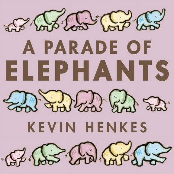 A Parade of Elephants, (Board Book)