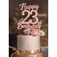 thumbnail image 1 of Adorno para Pastel veegood 23º Brillo Oro Rosa 18,5 cm, 1 of 5