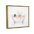 thumbnail image 4 of Stupell Industries Cowgirl in Bathtub Typography Painting Gold Floater Framed Canvas Art Print Wall Art, 31 x 25, 4 of 10