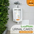 thumbnail image 2 of Urinal Screens Deodorizer 10 Pack Long-Lasting Orange Scent, Splash Control Urinal Mats Odor Eliminator for Wet & Dry Urinals Bathroom Freshener, Toilet Deodorizer, Urinal Cakes, 2 of 4