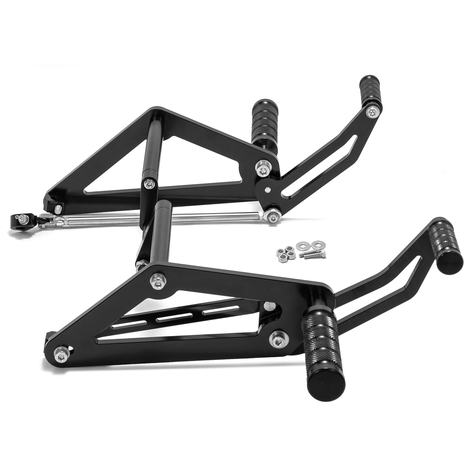 CNC Billet 10" Foot pegs Forward Control For Suzuki VS800 VS750 Intruder 800 750
