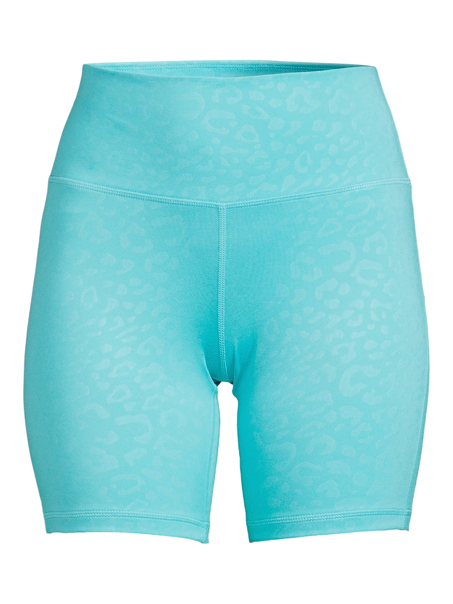Athlux Women's Active High Rise Bike Short, Blue