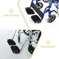thumbnail image 3 of PBPBOX 4pcs Anti-Slip Wheelchair Foot Rest Pads Black Neoprene for Daily Use, 3 of 8