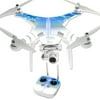 Skin Decal Wrap Compatible With DJI Phantom 3 Professional Quadcopter Drone Cross