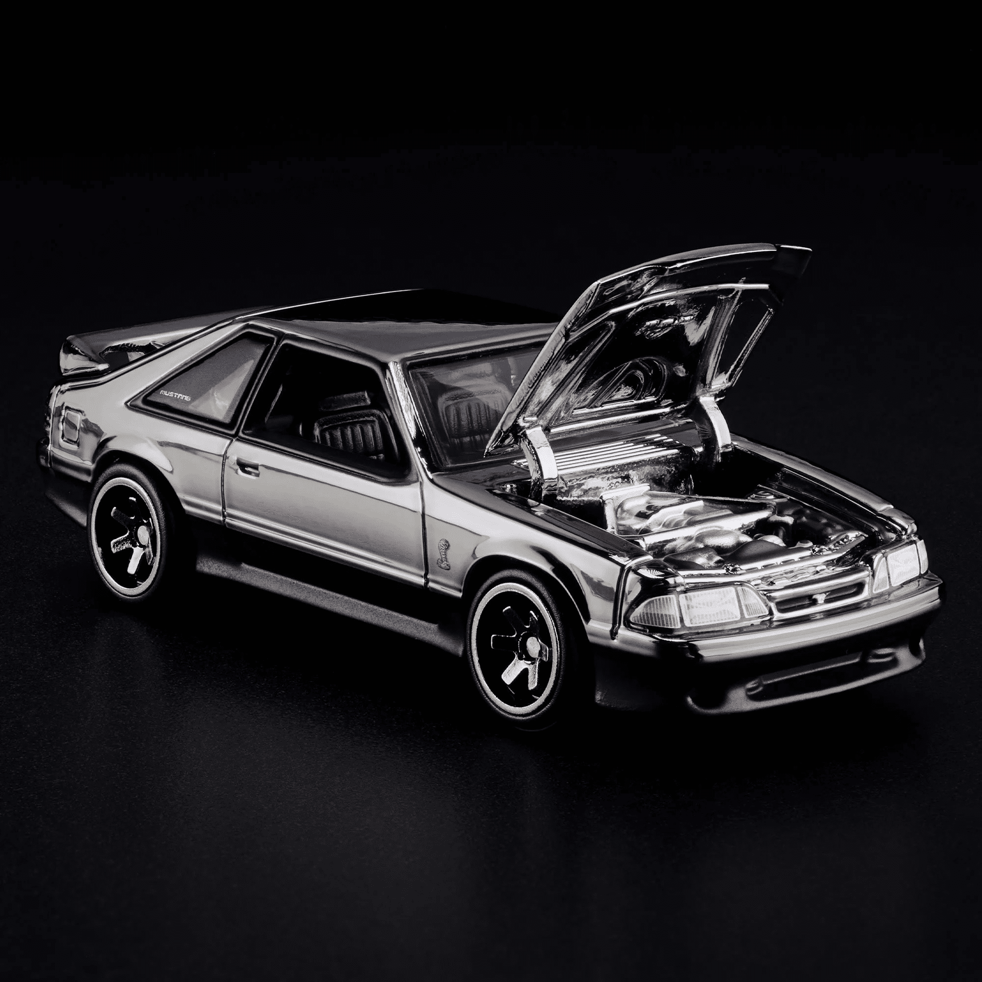 Hot Wheels 1993 Ford Mustang Cobra R RLC Collectors Exclusive - Chrome