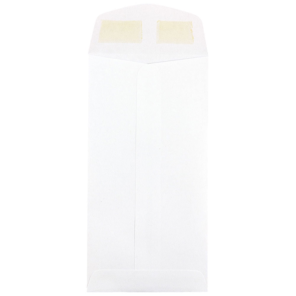 JAM Paper & Envelope No. 7 Coin Business Envelopes, 3 1/2 x 6 1/2, White, 100/Pack