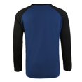 thumbnail image 3 of Men's Baseball Raglan Long Sleeve T Shirt Athletic Workout Gym Casual Slim Fit Tee Top Lightweight Comfortable Mens Basic Tee Shirts Summer Classic T-Shirts, 3 of 3