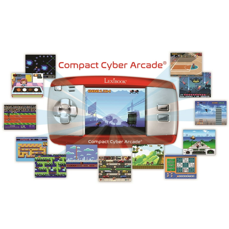 Lexibook Compact Cyber Arcade Portable Gaming Console, 250 Lexibook Compact Cyber Arcade Portable Gaming Console, 250