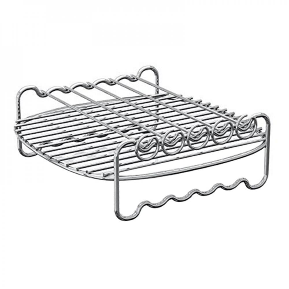 Rack Steak Holders Stainless Steel Rib Grill Stand Roasting BBQ Tools Kitchen 