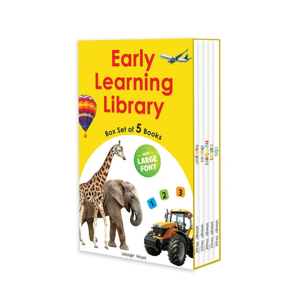 Big Board Books Early Learning Library: Box Set of 5 Books, (Paperback)