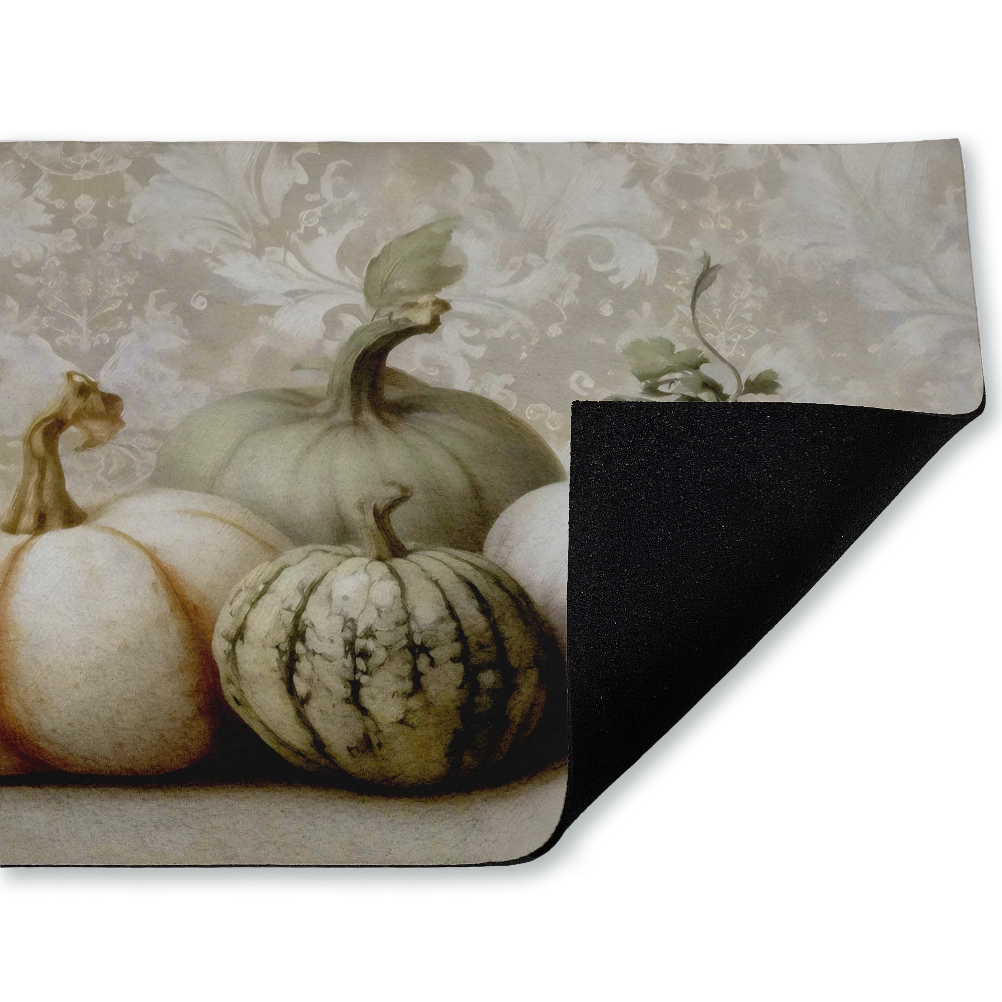 Stupell Industries Pastel Pumpkins & Gourds Harvest Printed Outdoor Door Floor Mat, design by Arlington Prints