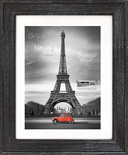 Studio 500 Rustic Distressed Collection 1-Opening 10" x 13" Matted to 8" x 10" Photo Frame, 4-Count