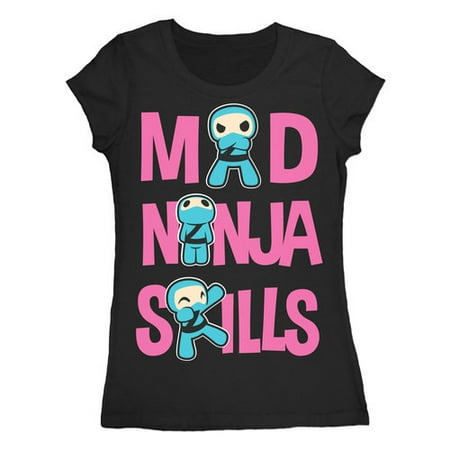Wound Up Juniors Skilled Ninjas Short-Sleeve Tee, Black