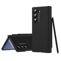 Dteck for Samsung Galaxy Z Fold 6 Case with Hinge Protection & S Pen Slot & Stylus, Full Protective Cover with Front Screen Protector Case for Samsung Galaxy Z Fold6 5G 2024,Black