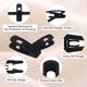 thumbnail image 3 of Clips para perchas de terciopelo Clips para dedos flocados Clips para ropa de terciopelo Clips fuertes para perchas de pantalones para ropa delgada (72 piezas), 3 of 5