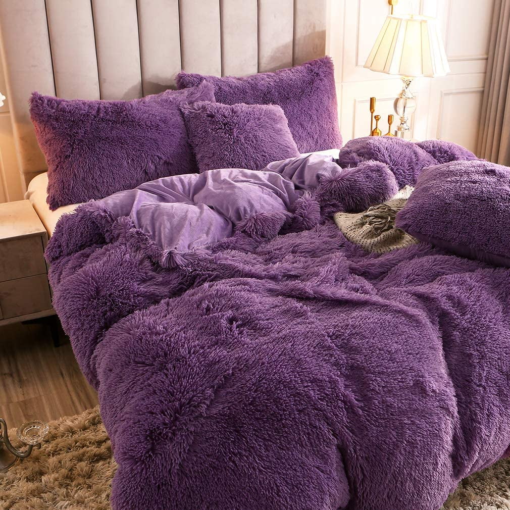 Faux fur velvet fluffy bedding hotsell