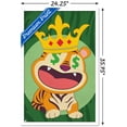 thumbnail image 3 of Tiger with Crown Wall Poster, 22.375" x 34", Framed, 3 of 3