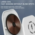thumbnail image 6 of Christmas Gifts Liweisiy Portable Mini Chair Wireless Charger Supply For All Phones Wireless Charging Station Phone Stand Bracket With Musical Speaker Function D5210 White 14.5X9.7X9Cm, 6 of 9