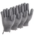 thumbnail image 1 of CLEEDY Guantes exfoliantes de baño - 2 pares de guantes de fregado grandes y alargados para ducha, spa y masaje - Perfectos para exfoliar el cuerpo, la cara, las manos y los pies (2 paris gary), 1 of 5