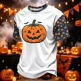 thumbnail image 5 of Shirt for Women Print Short Sleeve Crewneck T-Shirts Halloween Printed Tee Clothes, 5 of 6