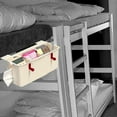 thumbnail image 2 of TIELUTT Overbed Storage Caddy Hanging Organizer Linen Storage Bags with Zipper Organization and Storage Bedroom Storage Closet Laundry Room Organization and Storage Baby Organizers and Storage Drawer, 2 of 5