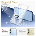 thumbnail image 3 of Suritch For Samsung Galaxy S22 Clear Case 6.1"" (Only) [Built-In Screen Protector] Full Body Protective Hard Shell+Soft Tpu Phone Case For Samsung S22 -(Blue Edge), 3 of 4