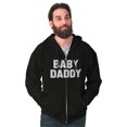 thumbnail image 4 of Baby Daddy Funny Expecting Fathers Zip Hoodie Sweatshirt Men Brisco Brands S, 4 of 5