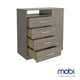 thumbnail image 2 of Mobi Cómoda Ropero 100cm Madera Malta Fresno 4 Cajones Mobi Muebles Comoda Malta, 2 of 9
