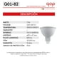 thumbnail image 2 of Qop Foco Led Mr16 7w 3000k/6500k Paquete De 10pz, 2 of 3