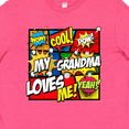 thumbnail image 4 of Inktastic My Grandma Loves Me Youth T-Shirt, 4 of 5