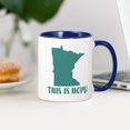 thumbnail image 3 of CafePress - Minnesota This Is Home Mug - 11 oz Ceramic Mug - Novelty Coffee Tea Cup, 3 of 4