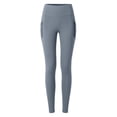 thumbnail image 4 of Gfyviroh Womens High Rise Yoga Leggings Stretch Shaping Workout Pants Tummy Control Active Wear with Side Pockets, 4 of 5
